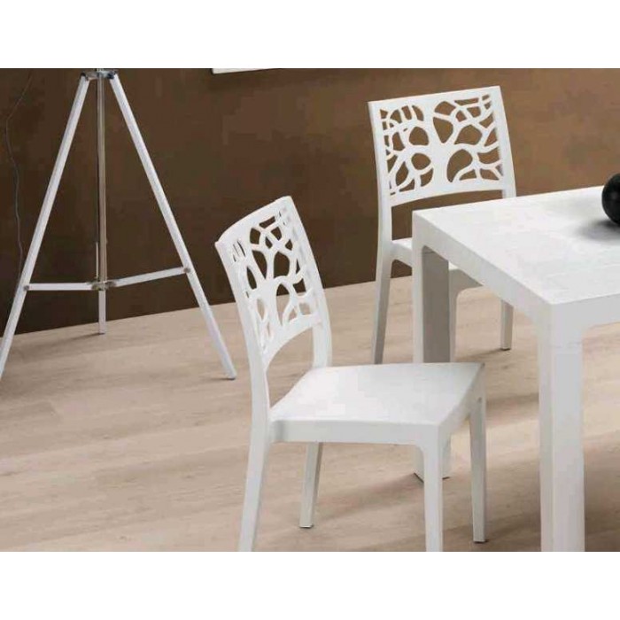 PARIS - SEDIA IN POLIPROPILENE IMPILABILE DA ESTERNO PER BAR, RISTORANTE, PISCINA, HOTEL GRAND SOLEIL