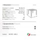 BOHEME - Tavolo contract quadrato 90X90 in polyrattan per giardino, bar, ristorante, pizzeria Grand Soleil