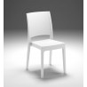 Flora - Chaise simple empilable  en polypropylène pour bar et  restaurant l