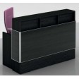 TAO - Comptoir d'accueil en bois mélaminé pour bureau, bureau, hôtel, centre de bien-être