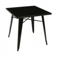 Métal - Table de style industriel  60x60,70x70 et 80x80cm pour un  bar,un restaurant, l'hôtel