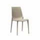 LUCREZIA - SEDIA  IN POLIPROPILENE SIMIL RATTAN IMPILABILE DA ESTERNO PER BAR, RISTORANTE, PISCINA, HOTEL SCAB DESIGN