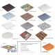 Verzalit - Piano in Werzalit per uso esterno diam.60,70..,60x60, 70x70..,100x60, 120x80cm