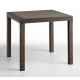 DALLAS - Tavolo rattan 80x80 polipropilene (BICA ITALY) bar ristorante pizzeria pub catering