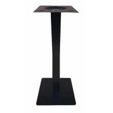 ALFA H108 - base moderne en métal noir pour plateaux de table ronds ou carrés pour bars, restaurants, hôtels