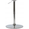 Saturno R 81- 107 - Base ronde en acier chromé hauteur réglable  81-107cm bar, restaurant, pub, auberge