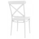 CROSS PP – Sedia impilabile polipropilene design retrò paesana vintage bar ristorante catering matrimonio wedding