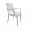 Sibilla - Chaise (fauteuil) bar Empilable en rotin en plein air jardin restaurant hotel hotel-CATAS