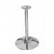 Saturno R 72 - Base rotonda in acciaio cromato altezza 72cm bar, ristorante, pub, albergo