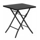 Metal A - Tavolo alto stile industriale simil Tolix 60x60xH108cm casa bar ristorante catering albergo