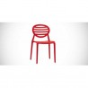 TOP GIO - CHAISE ERGONOMIQUE EN POLYPROPYLENE EMPILABLE POUR EXTERIEUR POUR BAR, RESTAURANT, PISCINE, HOTEL SCAB DESIGN