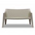 COCCOLONA - LOT DE DEUX CANAPES EN POLYPROPYLENE EMPILABLE POUR L'EXTERIEUR ,BAR, RESTAURANT, PISCINE, HOTEL SCAB DESIGN
