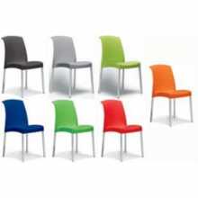 JENNY - sedia Impilabile in polipropilene con gambe in alluminio SCAB DESIGN per bar, ristorante, hotel