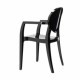 IGLOO CHAIR - Sedia con braccioli contract Impilabile in Policarbonato da esterno ed interno bar,ristorante,hotel SCAB DESIGN