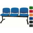 UFFICIO ISO-P - BANQUETTE BUREAU 2,3,4,5 PLACES POUR VISITEUR EN TISSU DIFFERENTES COULEURS
