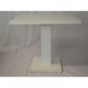 GIOVE QA - TABLE HAUTE H90/110cm EN BOIS MELAMINE COULEURS BOIS VEINE, UNI, BAR, RESTAURANT, HOTEL