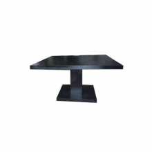 GIOVE Q / h45 - Table basse avec plateau carré, bois aux couleurs de votre choix, maison, bar, discothèque, hôtel