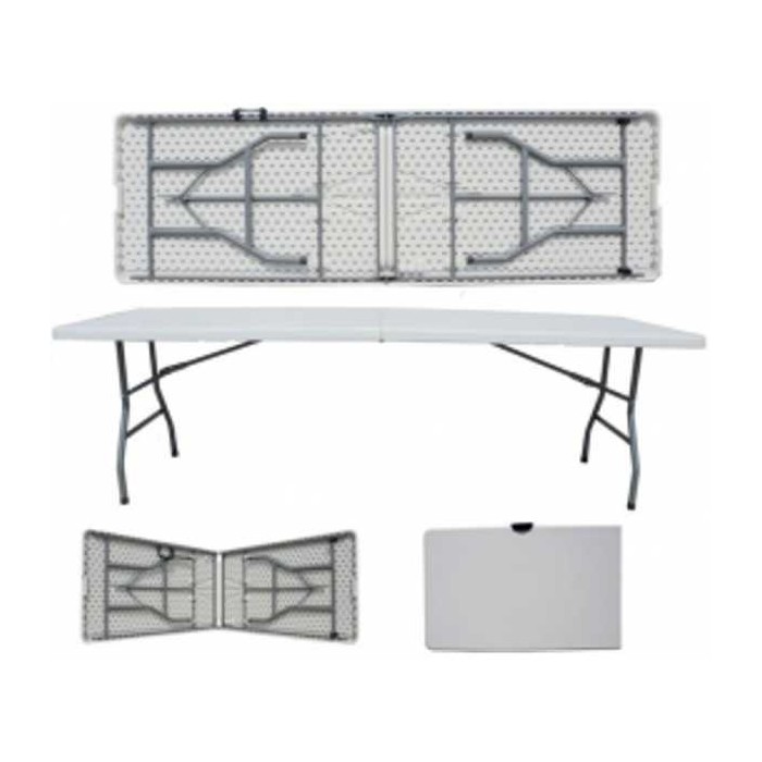 Eventi Q - Tavolo contract rettangolare pieghevole per catering, feste, eventi, banchetti