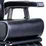 Sedia poltrona parrucchiere barbiere professionale mod.6885 reclinabile, alzabile per salone parrucchiere