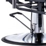 Sedia poltrona parrucchiere barbiere professionale mod.6885 reclinabile, alzabile per salone parrucchiere