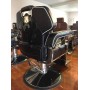 Sedia poltrona parrucchiere barbiere professionale mod.6885 reclinabile, alzabile per salone parrucchiere