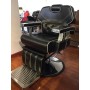 Sedia poltrona parrucchiere barbiere professionale mod.6885 reclinabile, alzabile per salone parrucchiere