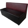 DONICA C - Canapé et fauteuil de bar sur mesure contract pour local en éco-cuir (cuir écologique), tissu