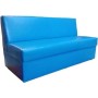 DONICA C - Canapé et fauteuil de bar sur mesure contract pour local en éco-cuir (cuir écologique), tissu