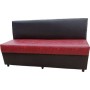 DONICA C - Canapé et fauteuil de bar sur mesure contract pour local en éco-cuir (cuir écologique), tissu