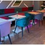 Malaga - Divanetto bar poltroncina Contract personalizzati per locali in ecopelle, tessuto, velluto