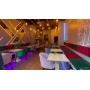 Cube - Divanetto bar poltroncina Contract personalizzati per locali in ecopelle (pelle ecologica), tessuto
