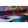 Cube - Divanetto bar poltroncina Contract personalizzati per locali in ecopelle (pelle ecologica), tessuto