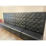 Melinda - Divanetto bar poltroncina Contract personalizzati per locali in ecopelle (pelle ecologica), tessuto