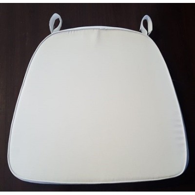 Cuscino Metal ecopelle Nera per la sedia stile industriale simil Tolix casa bar ristorante albergo
