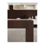 MATRIX - Scrivania contract office direzionale in legno nobilitato melaminico per ufficio, studio, hotel, albergo